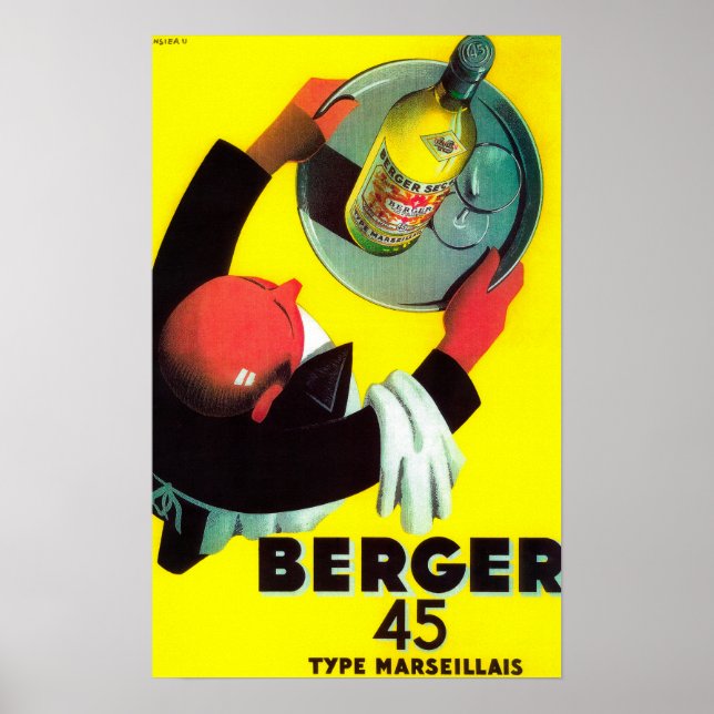 Poster Berger 45 Vintage PosterEuropa (Frente)