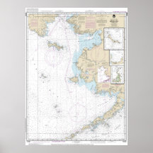 Bering Sea East Part Alaska - Gráfico Náutico