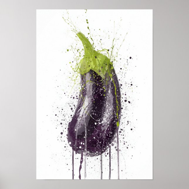 Poster Beringela Vegetal (Frente)