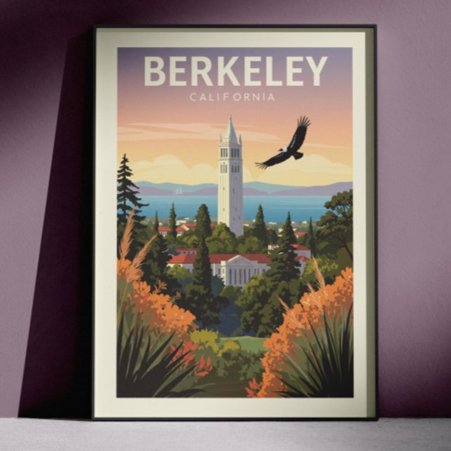 Poster Berkeley Califórnia Antiga (Criador carregado)