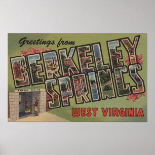 Poster Berkeley Springs, West Virginia