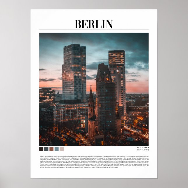 Poster Berlim - Alemanha (Frente)