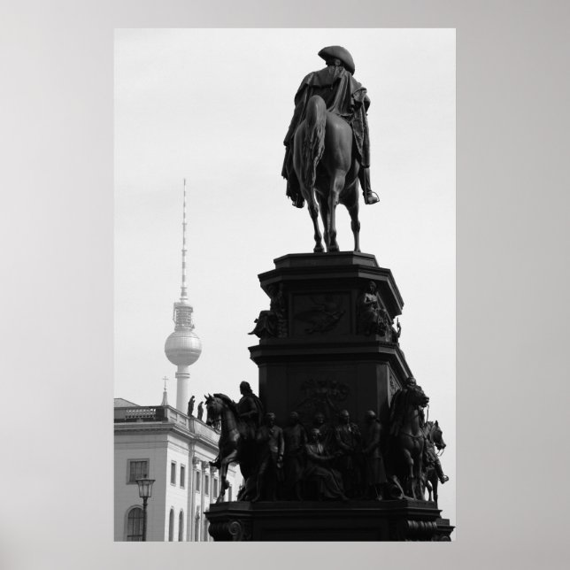 Poster Berlin Berliner Fernsehturm (Frente)