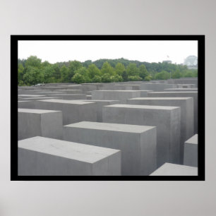 Poster berlin do memorial de guerra