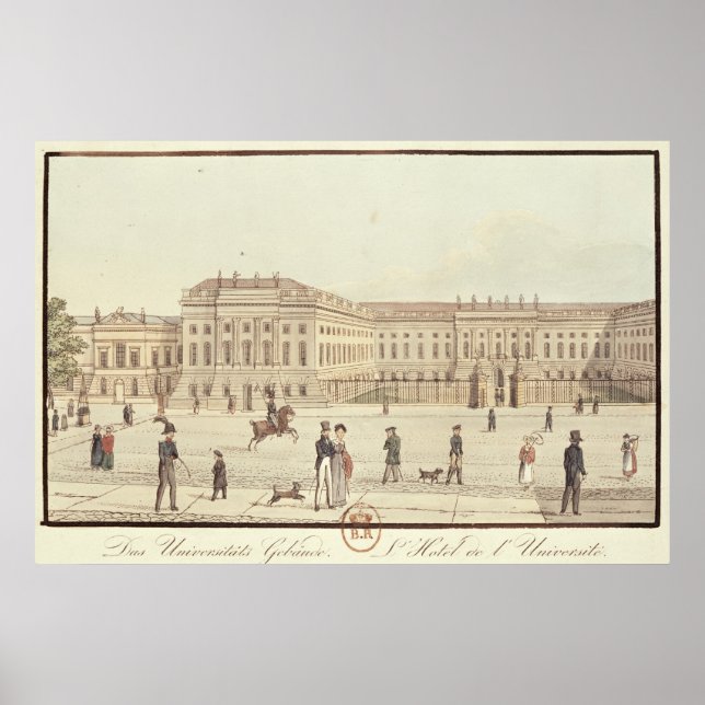 Poster Berlin University, Berlin (Frente)