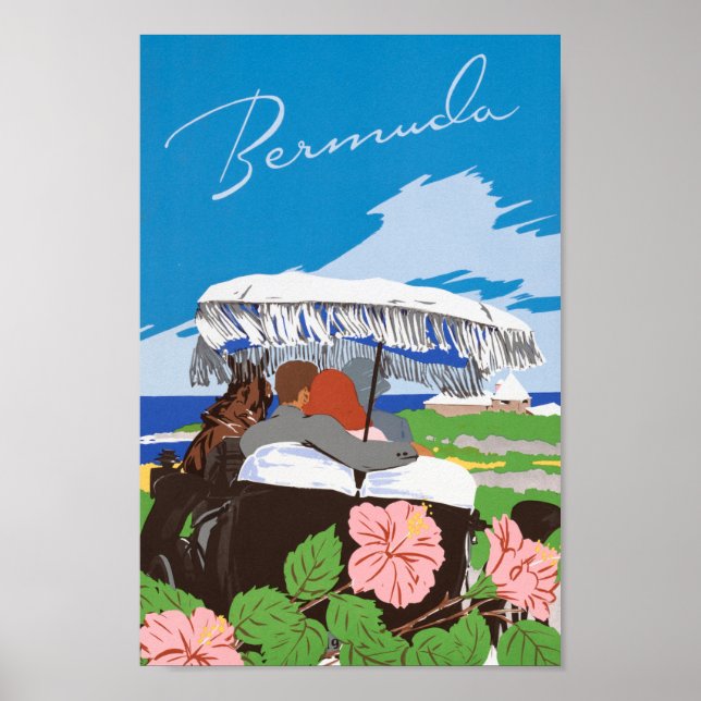 Poster Bermudas Imagens Vintage Imagens Antigas (Frente)
