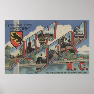 Poster Berna nova, North Carolina - grandes cenas da