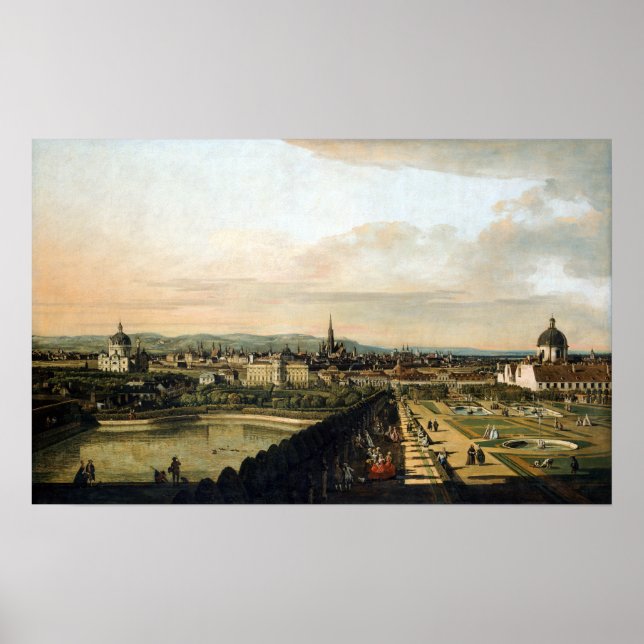 Poster Bernardo Bellotto, Canaletto Viena (Frente)