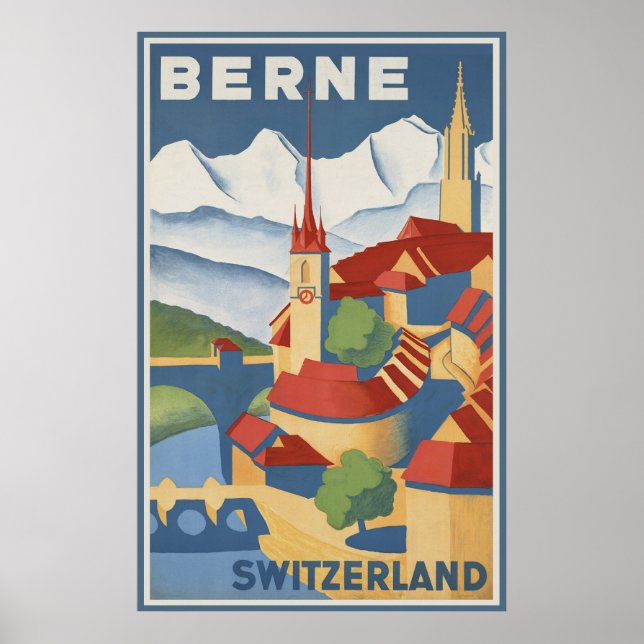 Poster Berne Switzerland (Frente)