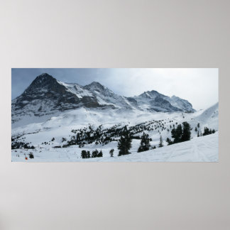 Poster Berner Oberland no inverno