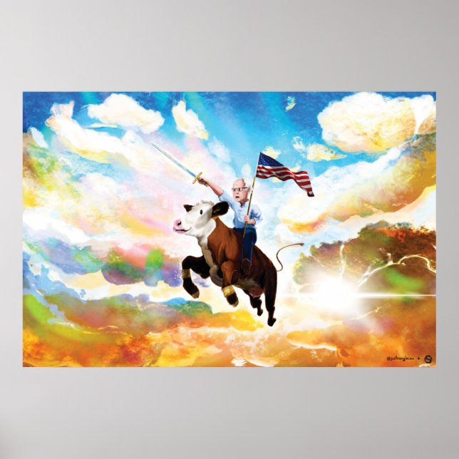 Poster Bernie para o resgate! Paisagem (Frente)