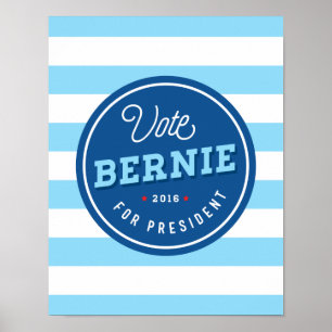 Pôster Bernie retro