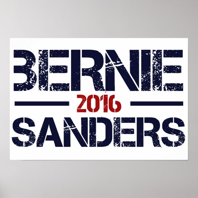 Pôster Bernie Sanders 2016 (Frente)