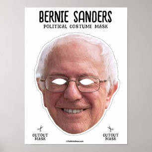 Poster Bernie Sanders Costume Mask