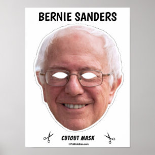 Poster BERNIE SANDERS Halloween Mask