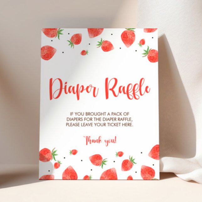 Poster Berry Sweet - Fralda Raffle - Sinal (Criador carregado)