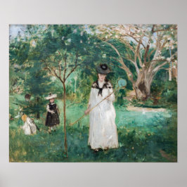 Poster Berthe Morisot - A Caça À Borboleta