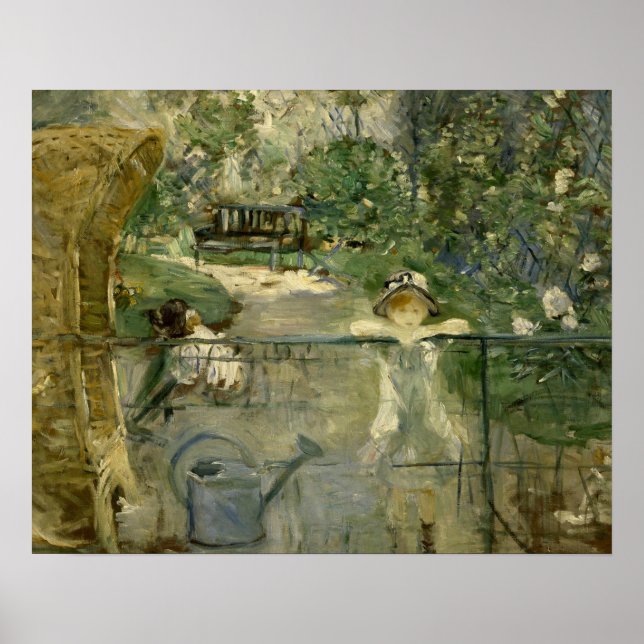 Poster Berthe Morisot - A Cadeira do Cesto (Frente)