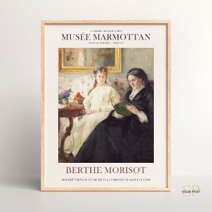 Poster Berthe Morisot A Mãe e Irmã do Artista