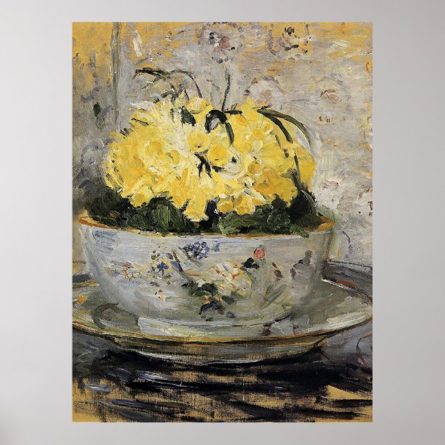 Poster Berthe Morisot - Daffodils, belas artes, (Frente)