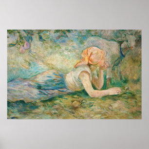 Poster Berthe Morisot - Descanso de Pastores