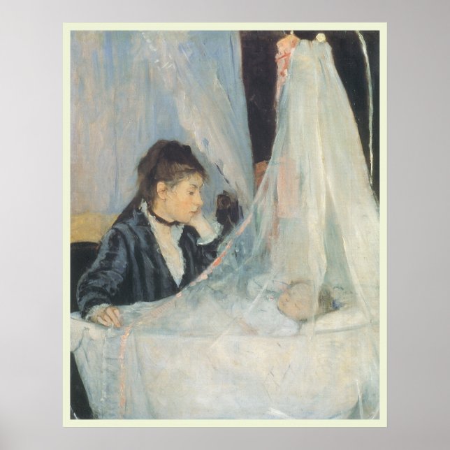 Poster Berthe Morisot, Impressionismo Vintage (Frente)