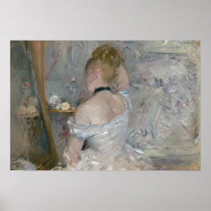Poster Berthe Morisot - Mulher na sua Toilette