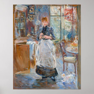 Poster Berthe Morisot - Na Sala De Jantar