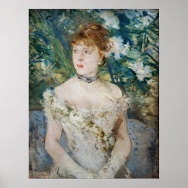 Poster Berthe Morisot - Rapariga pequena em um palhaço