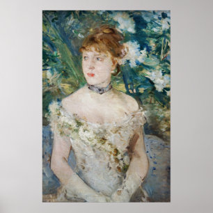Poster Berthe Morisot - Rapariga pequena em um palhaço