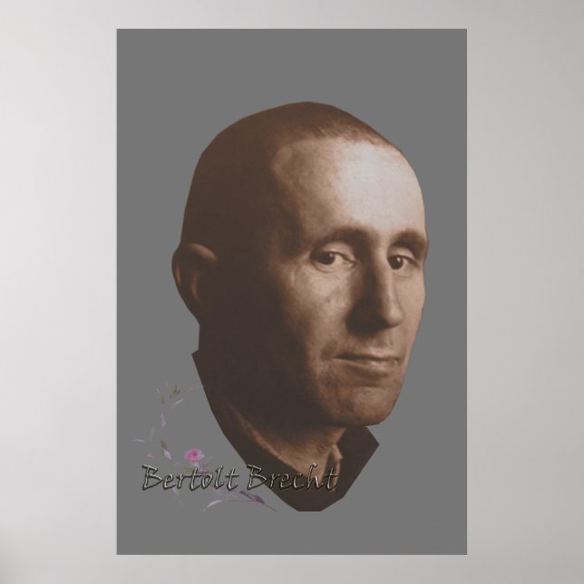 Poster Bertolt Brecht (Frente)