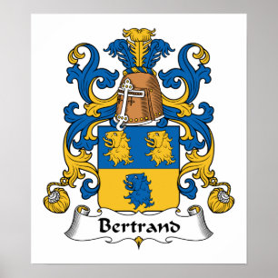 Pôster Bertrand Family Crest
