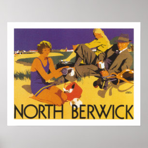 Pôster Berwick norte (branco)