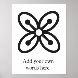 Poster BESE SAKA   Símbolo de fluência, poder, abundância