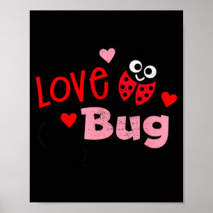 Poster Besouro de Amor Senhora Besouro Fofo Vintage Dia d