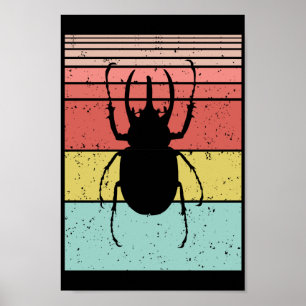 POSTER BESOURO VINTAGE INSETO