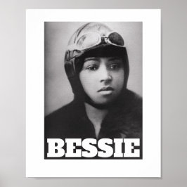 Poster Bessie Coleman - Pioneiro da Aviação