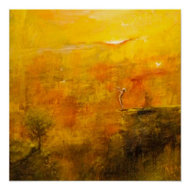 Pôster Bessings matinais dos originais de Marene. (Frente)