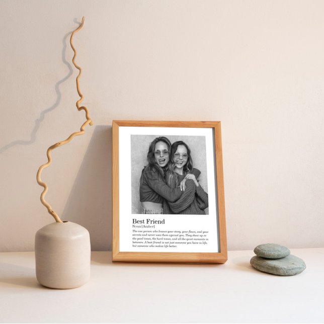 Poster Best Friend dictionary Definition wedding gift (Criador carregado)