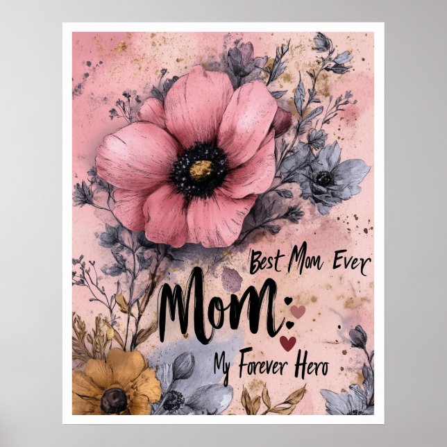 Poster Best Mom ever (Frente)