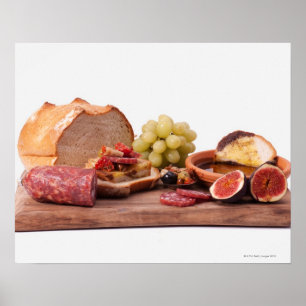 Poster best snacks for wine