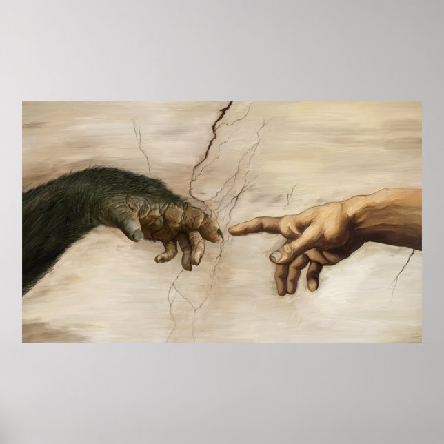 Poster Bestas Nobres - Criação da Humanidade (Frente)