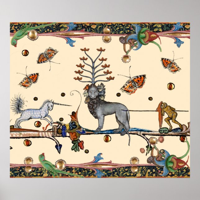 POSTER BESTIÁRIO MÉDIO ESTRANHO,BEAST APOCALIÍPTICO,UNICO (Frente)