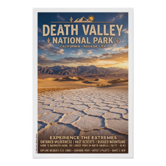 Pôster Besuchen Sie den Death-Valley-Nationalpark