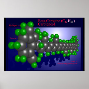 Pôster Beta-Caroteno (impressão)