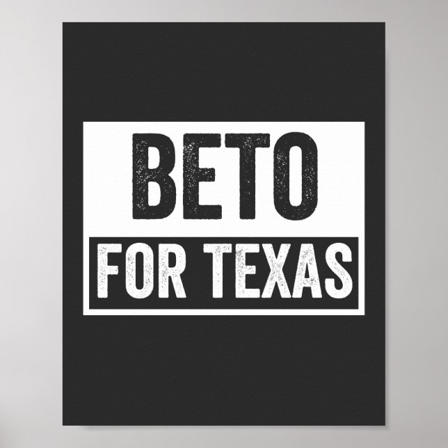 Poster beto FOR TEXAS (Frente)