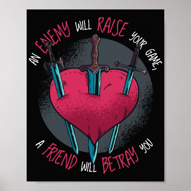 Poster Betrayal Quote (Frente)