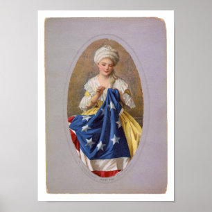 Pôster Betsy Ross, c1908, G. Liebscher