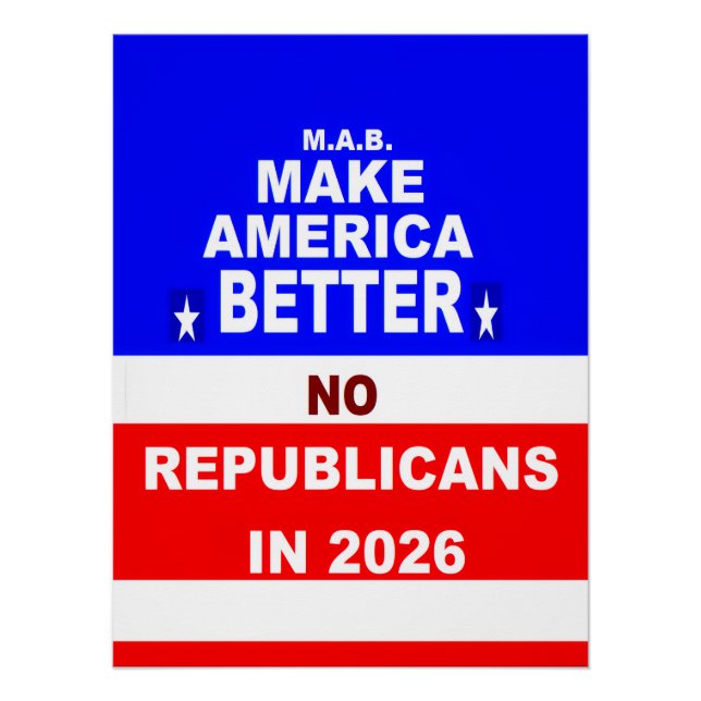 Pôster Better America (Frente)