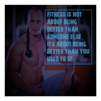 Pôster Better Than You Used to Be Motivational Poster